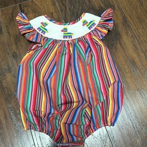 Ann +Reeves Smocked Bubble